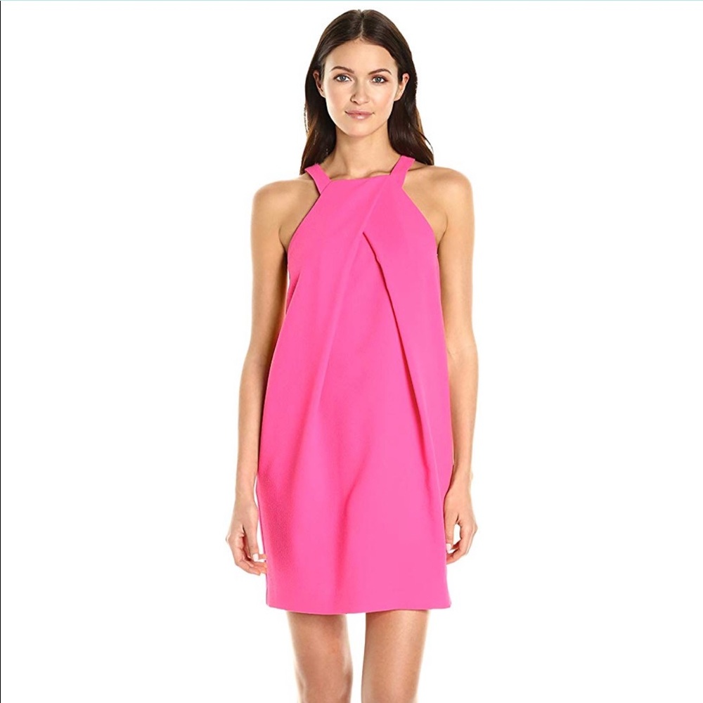 Trina Turk Felisha Classic Crepe Pleated Dress